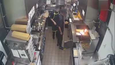 to extinguish the fire