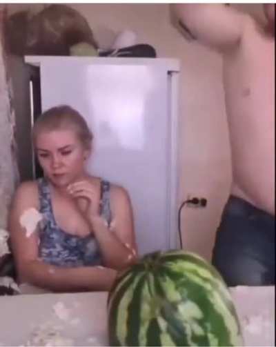 In mother Russia, this is how we make fruit and veggies salad.