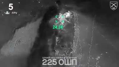 1 Russian Soldier vs 12 Ukrainian FPV drones. Observed by Ukrainian 225th Assault Regiment. Most likely Huliaipole direction. Published February 2026