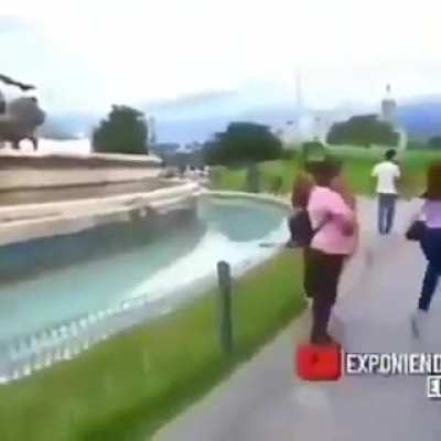 Man Gallops at Lady
