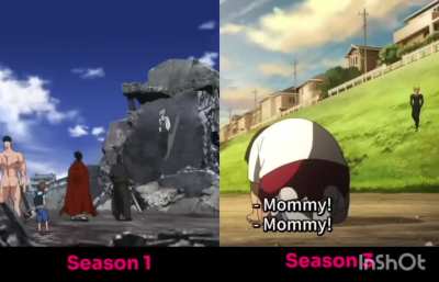 Engraçado a primeira temporada ja tinha feito uma pessoa deslizando sem parecer um png zoado