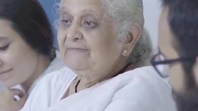 She is just very sad. The abuses gave stabbed here throughout her life.