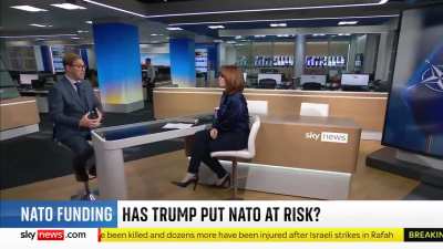 Former British defense minister Tobias Ellwood on Donald Trump encouraging Russia to attack our NATO countries: 

&ldquo;It's arguably the most irresponsible comment that any former president has made on international security."