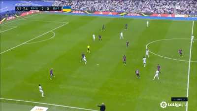 Beautiful ball possession from Real Madrid during El Cl&aacute;sico