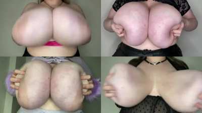 What's better than 1 pair of massive tits? 4x 🥵💦