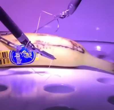 Surgeon in London performs remote operation on banana in California
