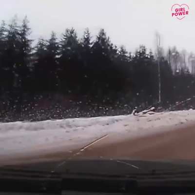 Papa's winter driving skills