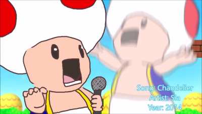 Toad paying a beautiful tribute to Sia