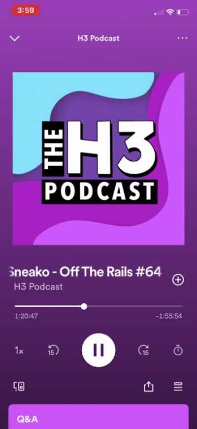 Spotify keeps playing while the button is pressed &ldquo;Should I say something crazy?&rdquo;