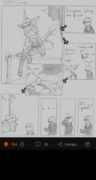 Oop is terrible at making comics so i added the arrows to help find the right order.