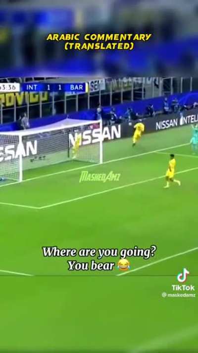 The Arabic commentary roasting Lukaku 😂😂😂