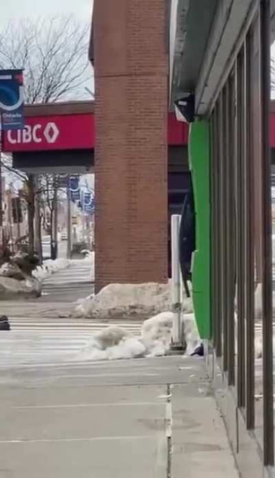 That&rsquo;s one way to make an exit&hellip;.