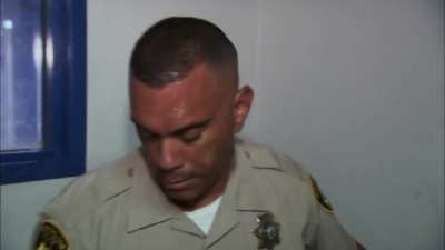 DUI suspect has a breakdown after he finds out the person he hit may possibly die.