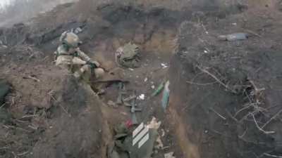 Front line footage Bakhmut.