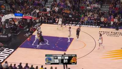 [Highlight] Collin Gillespie connects on the jump shot to cap an 18-4 run for the Suns at the end of the 1st quarter.