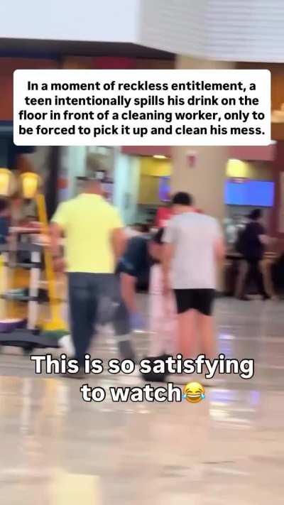 Serves him right