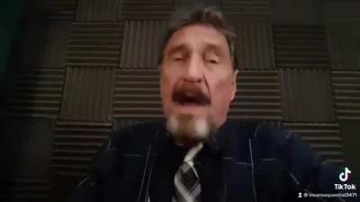 John McAfee records his take on TikTok before his suicide