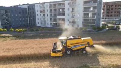 A Polish farmer refused to sell his land to developers