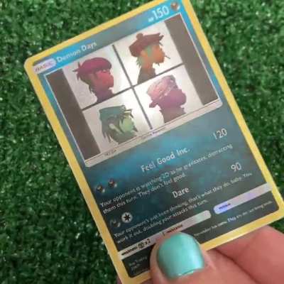 Made Gorillaz&rsquo;s discography as Pok&eacute;mon cards, what do you think?