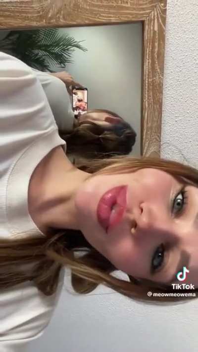 In the mirror