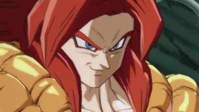 Gogeta and Gogeta in the end screen