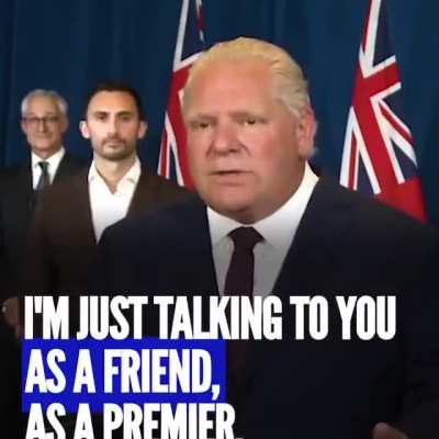 "No more parties" - Doug Ford