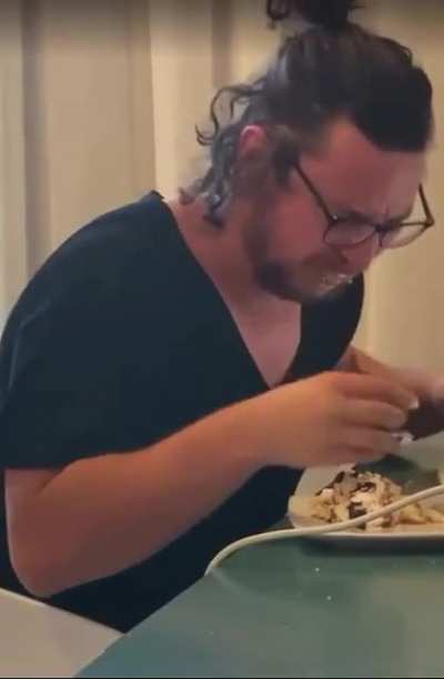 He was really enjoying that