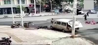 China underground explosion