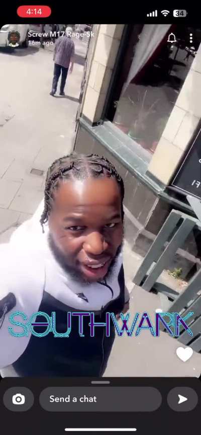 The confidence this guy has is beyond insane. my man fully embraced what happend to him