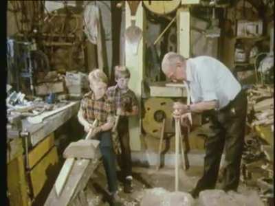 Another gem from @RT&Eacute;archive. The traditional art of making a hurl from the timber of the ash tree is demonstrated by John Surlis of Roscommon.The clip originally featured in an episode of David Shaw Smith&rsquo;s &lsquo;Hands&rsquo; series first broadcast on 28 March 1983