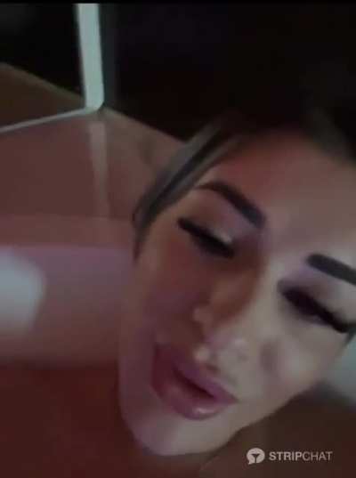 In the bath