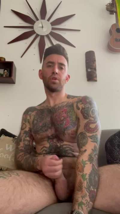Right before I covered my chest in cum&hellip;