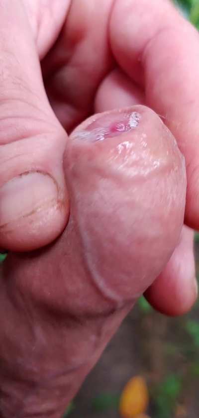 Just a little wet