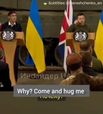 BBC_ua journalist ... "I would like to come and hug you, but I can't" ... a challenge Zelensky couldn't resist