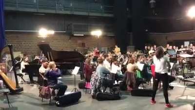 Sonya Belousova just shared this video of the first rehearsal for the Witcher Netflix Concert (Krak&oacute;w Film Music Festival)