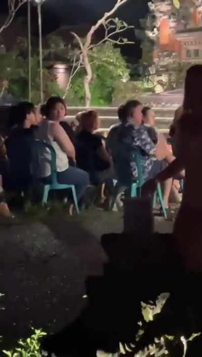 Western tourist crashes art event in Bali, nude