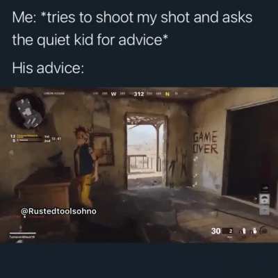 Never asking him again