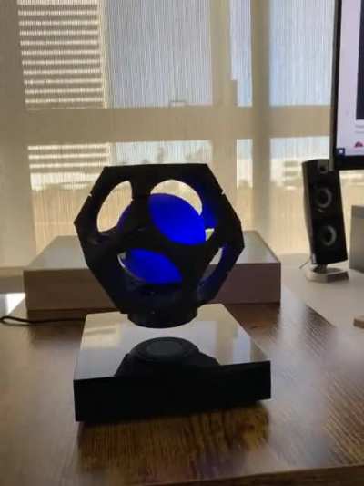 &ldquo;DIY&rdquo; Hypersphere (3D printed on top of a floating magnetic stand)