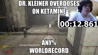 Dr. Kleiner Overdoses On Ket&lambda;mine Speedrun Any% WR