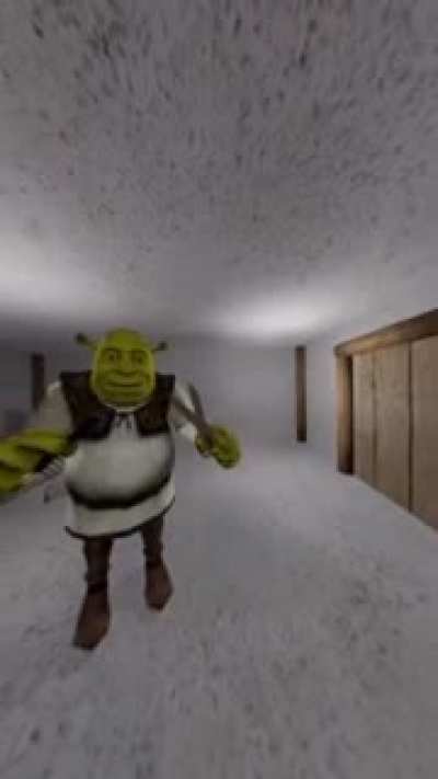 Fique quieto Sherek est&aacute; a corda seu cabelo
