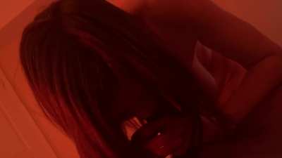 Big titty Asian wife swallows