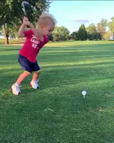 No one&rsquo;s going to accuse him of being the next Tiger Woods