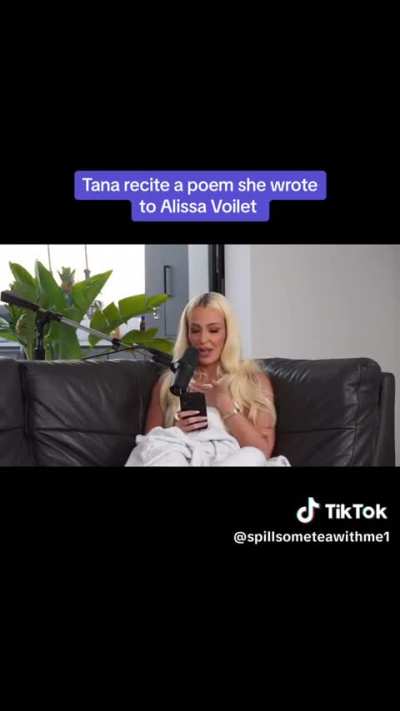 Tana&rsquo;s response to Alissa 💀