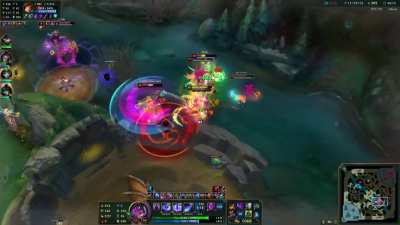 Irelia pentakill vs double silence to win off a game (gold 1/plat 4 euw elo)