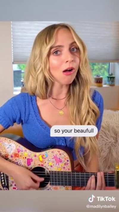 Singing a song of cringe comments she&rsquo;s received