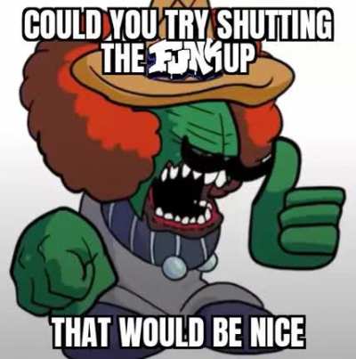 "I ask my-"