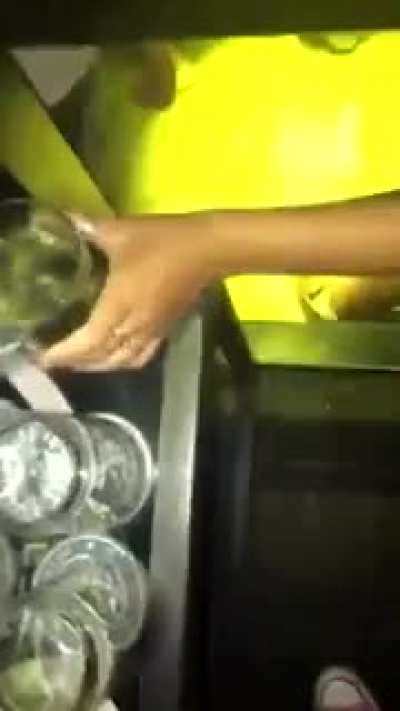 She's taking the piss