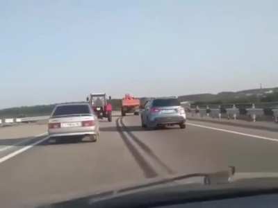 Russian tractor goes vroooooom