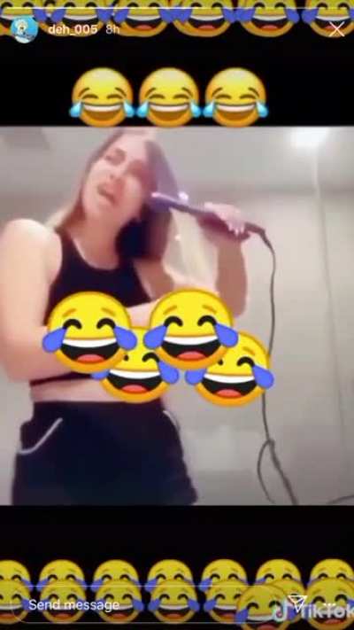 Nice singing but you STUPID.