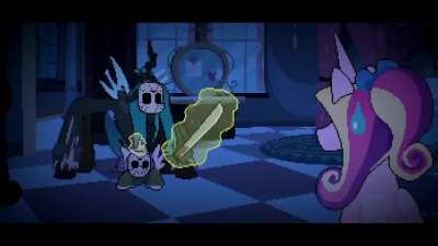 Cadence got Horse-bugged, Lol